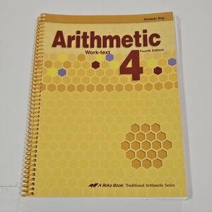 Abeka Arithmetic 4 Answer Key, 4th Edition, Homeschool, Good Used Condition GUC